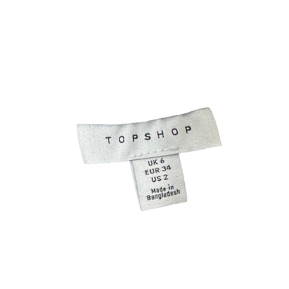 Topshop Black Thin & Lightweight Sleeveless Back Cut-Out Dress Women's US 2 - Picture 6 of 6
